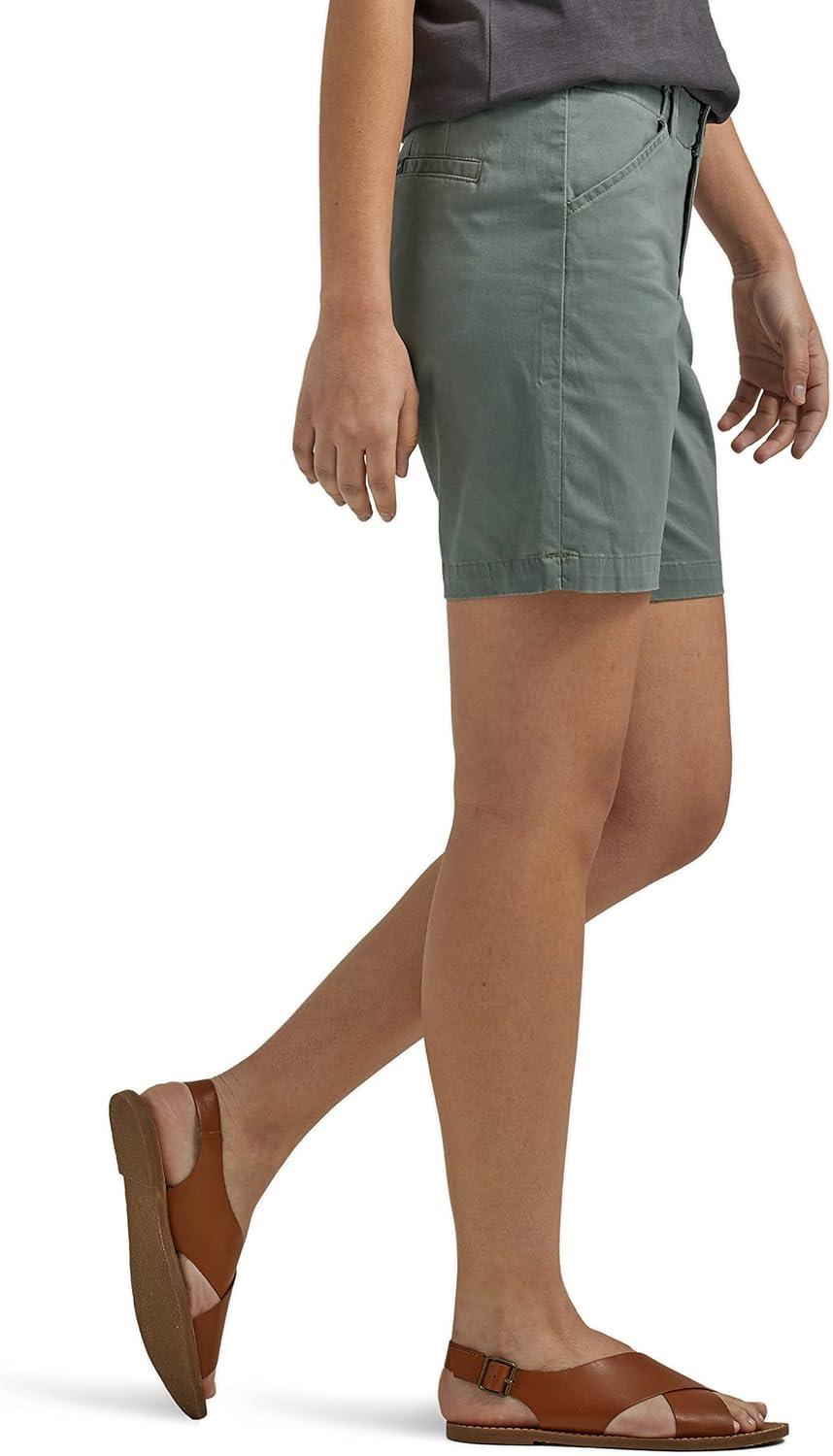 imageLee Womens Legendary 7quot Chino WalkshortFort Green