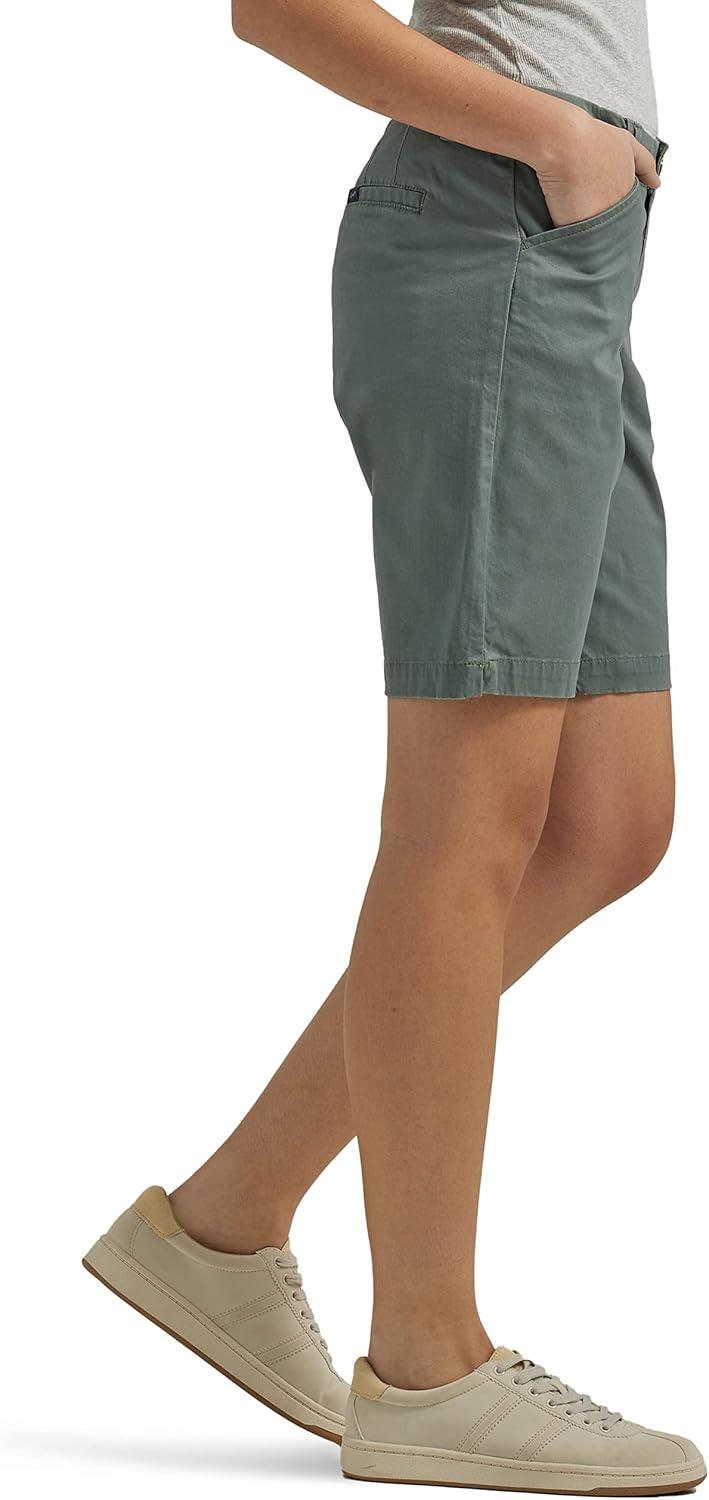 imageLee Womens Legendary 9quot Chino Bermuda ShortFort Green