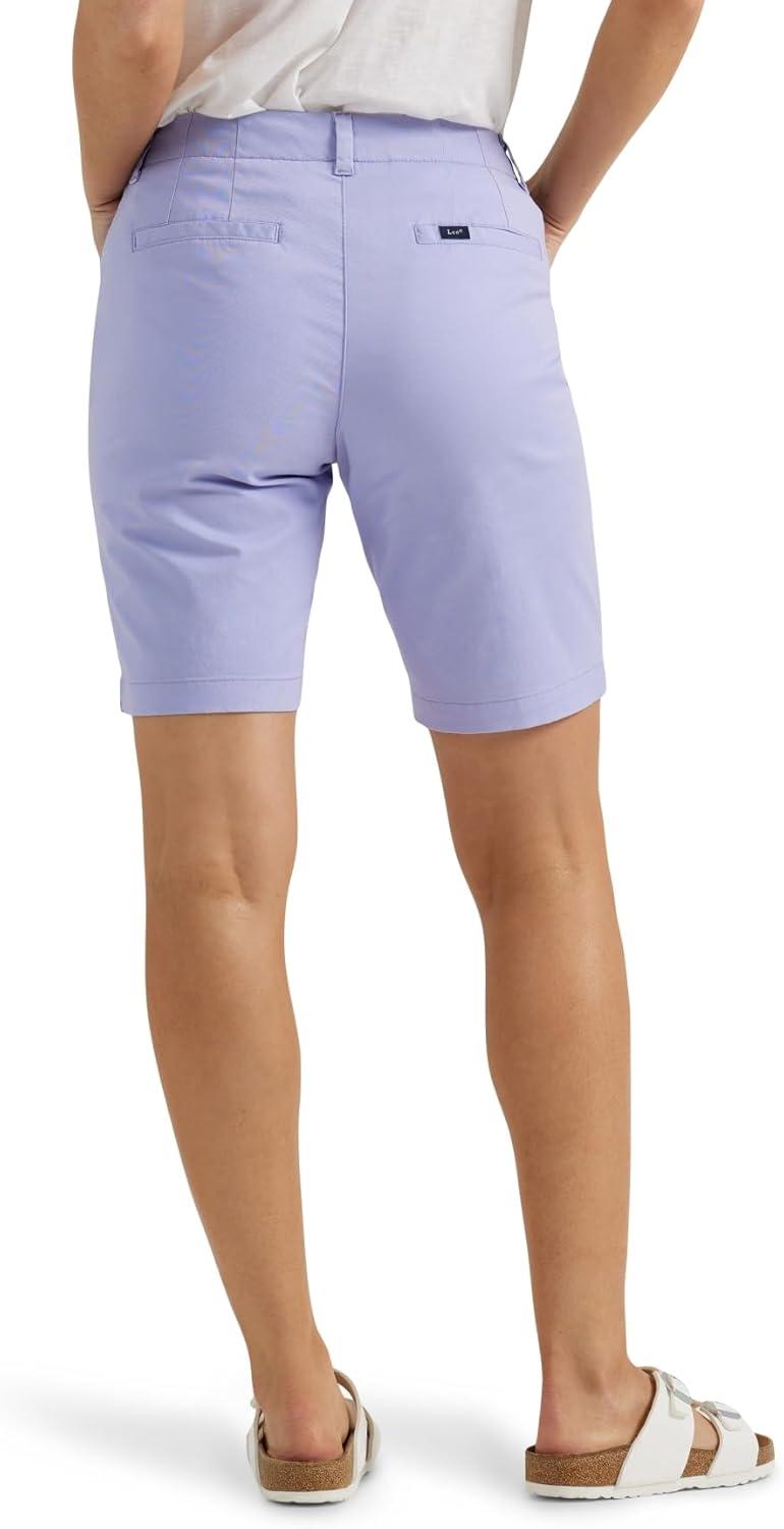 imageLee Womens Legendary 9quot Chino Bermuda ShortIris Purple