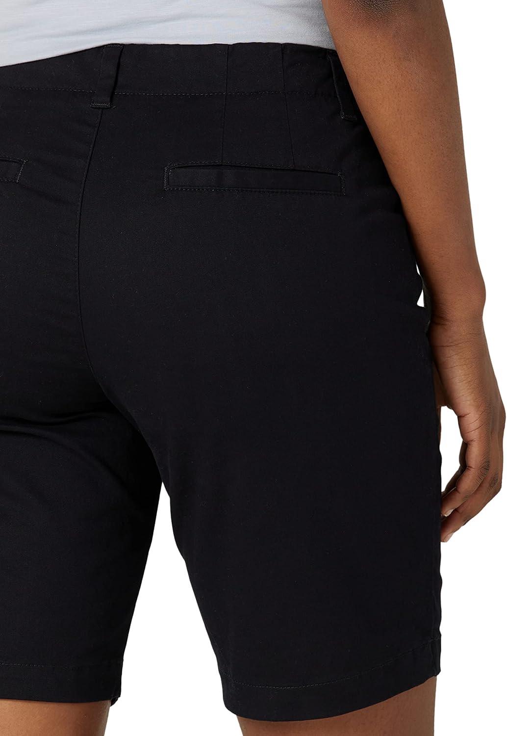 imageLee Womens Legendary 9quot Chino Bermuda ShortJet Black