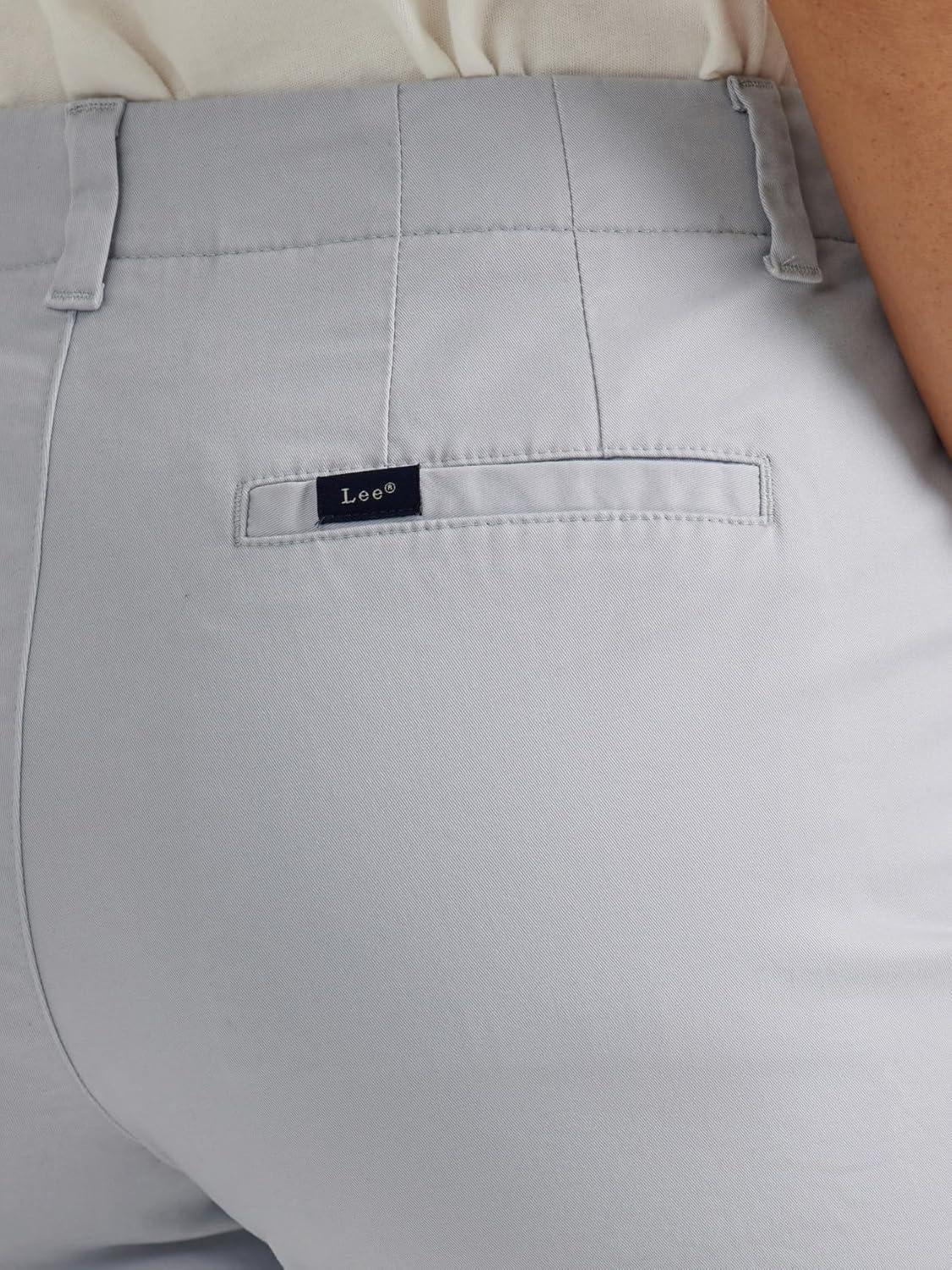 imageLee Womens Legendary 9quot Chino Bermuda ShortMaterial Gray