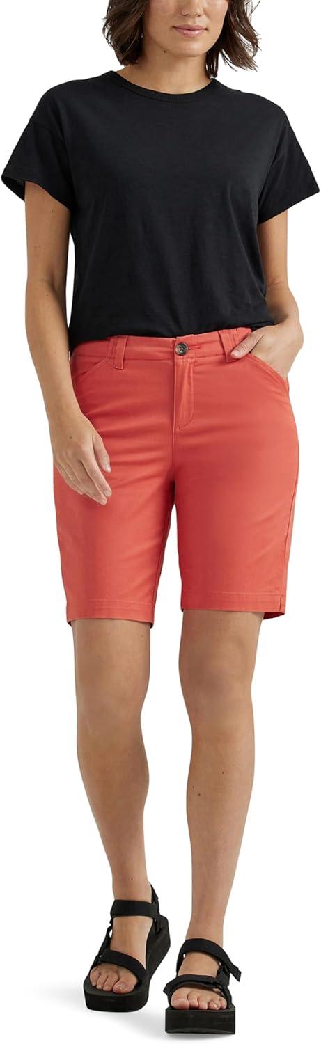 imageLee Womens Legendary 9quot Chino Bermuda ShortPoppy