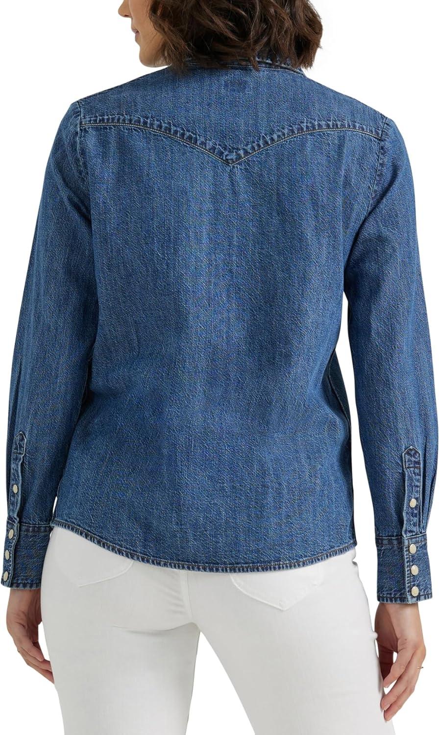 imageLee Womens Legendary Slim Fit Western Snap ShirtUnderstated Ground