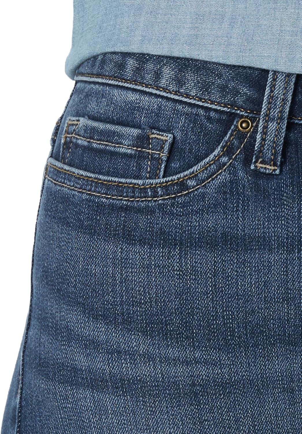 imageLee Womens Petite Legendary Mid Rise Straight Leg JeanSeattle