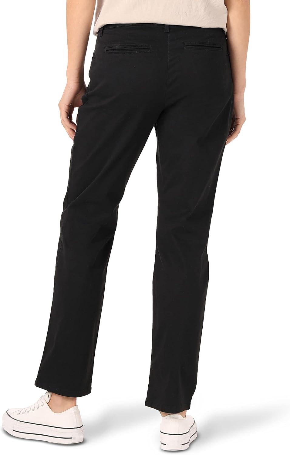 imageLee Womens Petite Relaxed Fit All Day Straight Leg Pant98 Cotton
