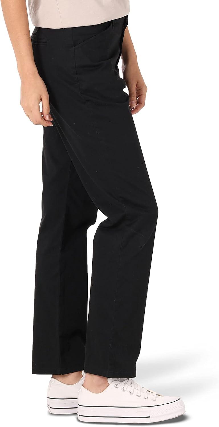 imageLee Womens Petite Relaxed Fit All Day Straight Leg Pant98 Cotton