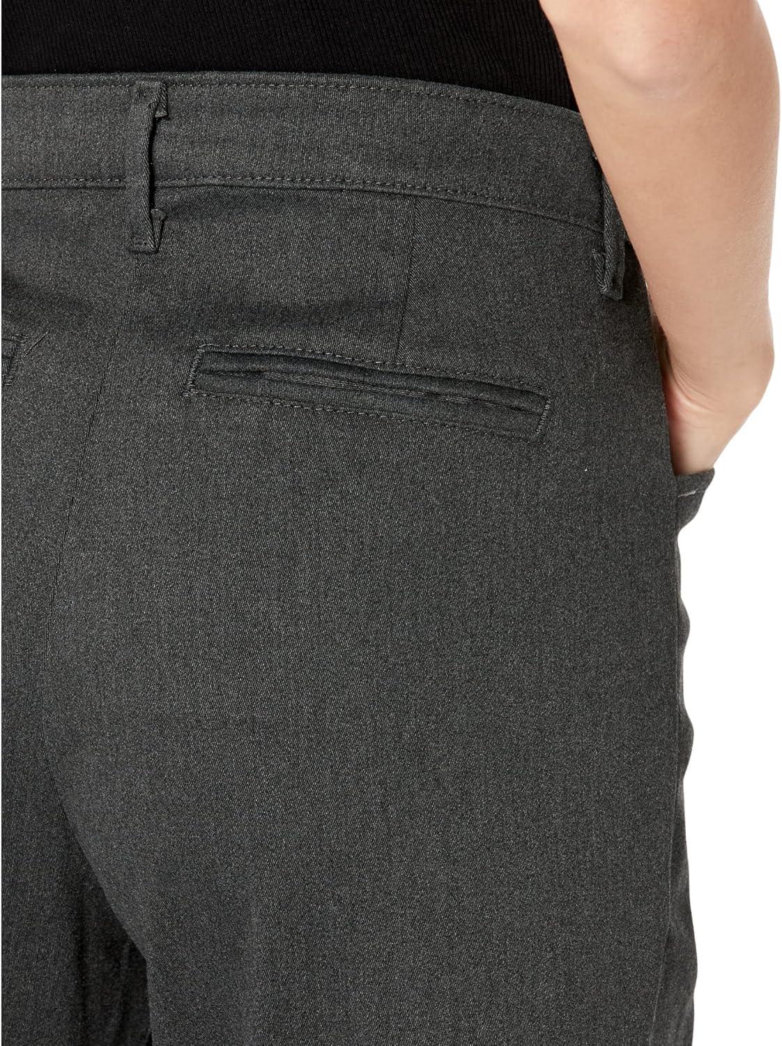 imageLee Womens Petite Relaxed Fit All Day Straight Leg PantCharcoal Heather