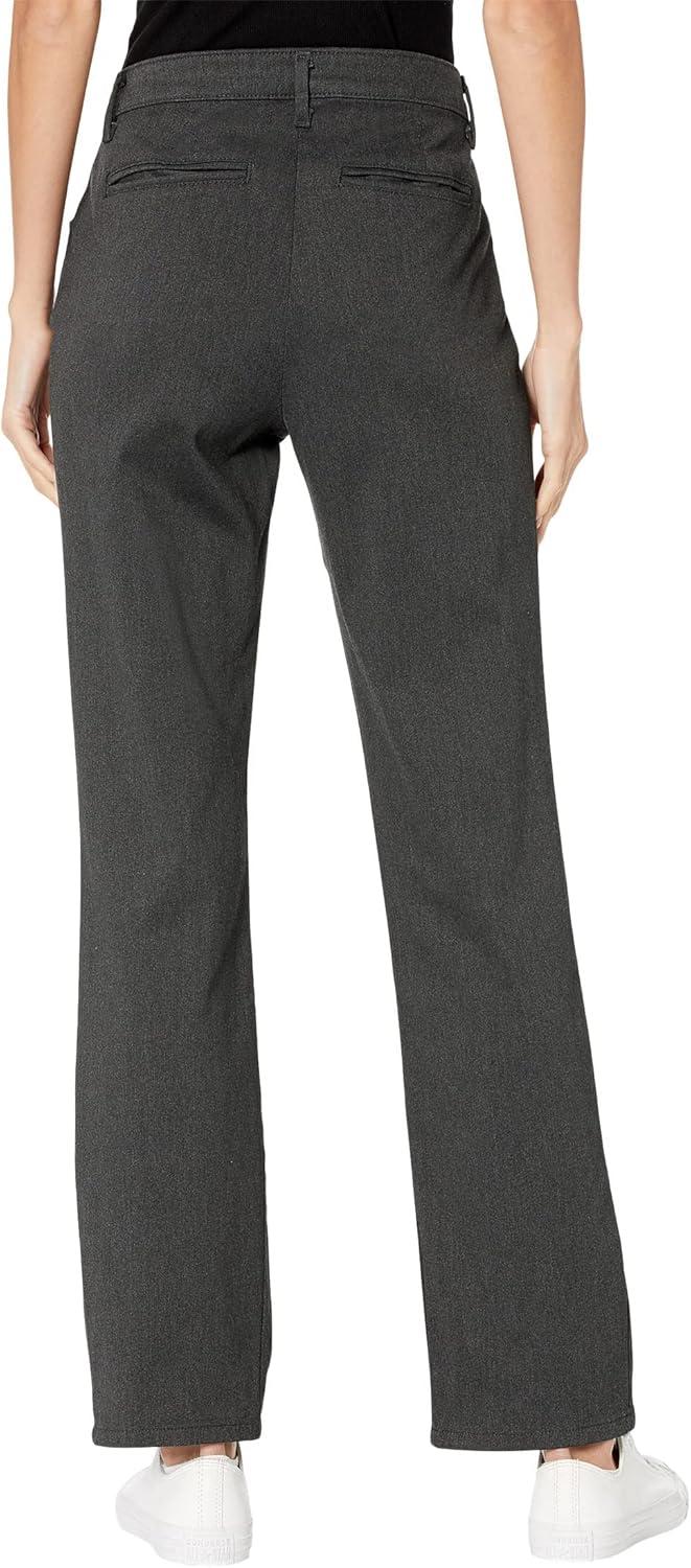 imageLee Womens Petite Relaxed Fit All Day Straight Leg PantCharcoal Heather