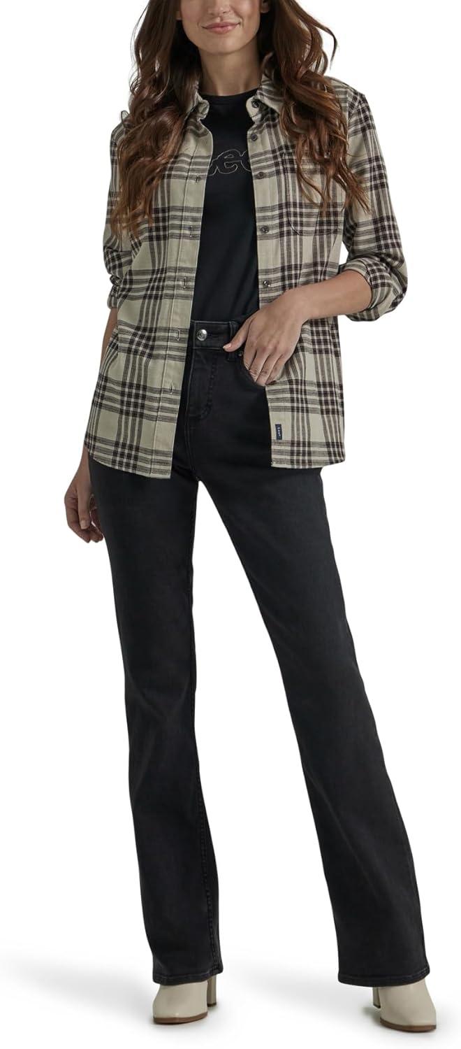 imageLee Womens Petite Ultra Lux Comfort with Flex Motion Bootcut JeanMidnight Bloom