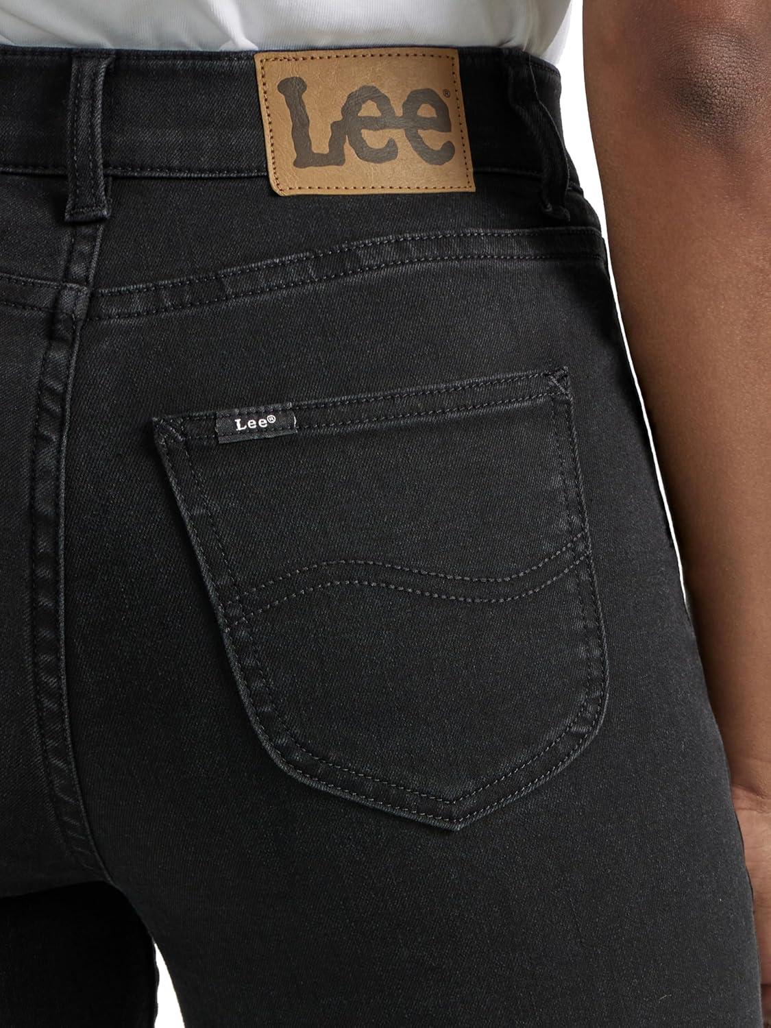 imageLee Womens Petite Ultra Lux Comfort with Flex Motion High Rise Skinny JeanBlack