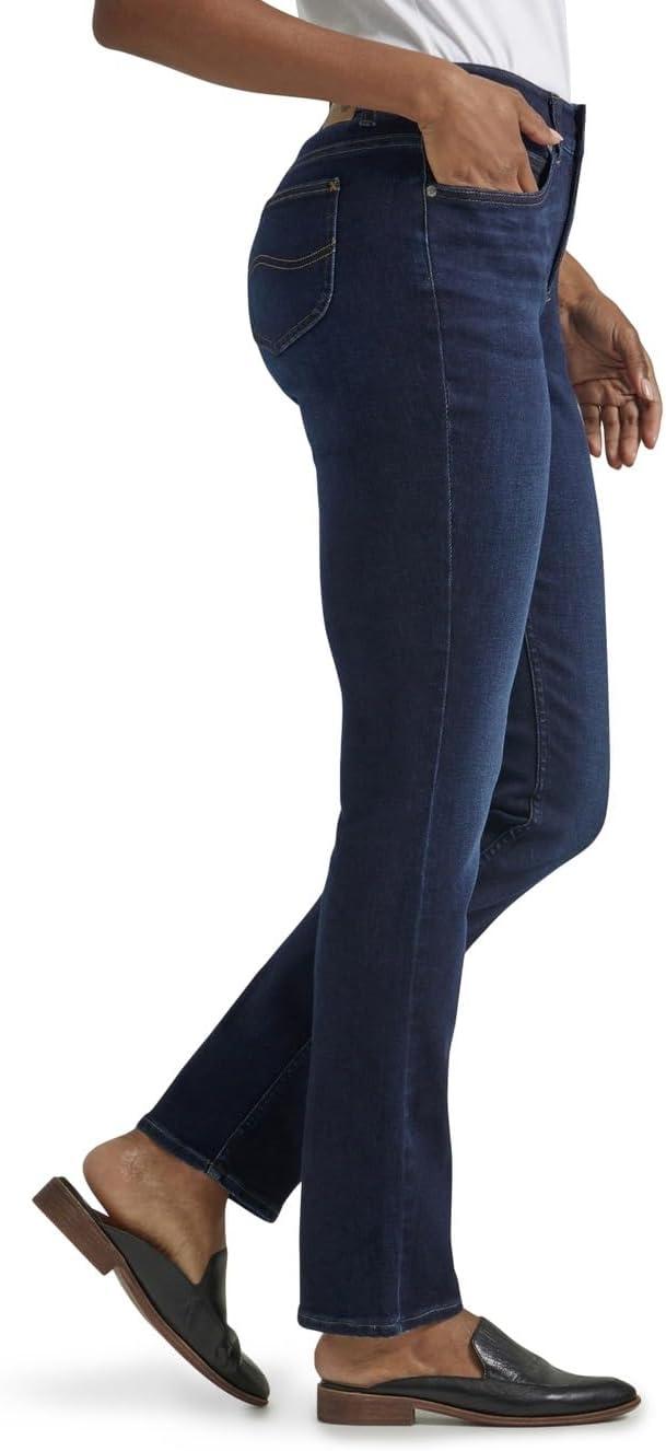 imageLee Womens Petite Ultra Lux Comfort with Flex Motion Straight Leg JeanMain Thrill