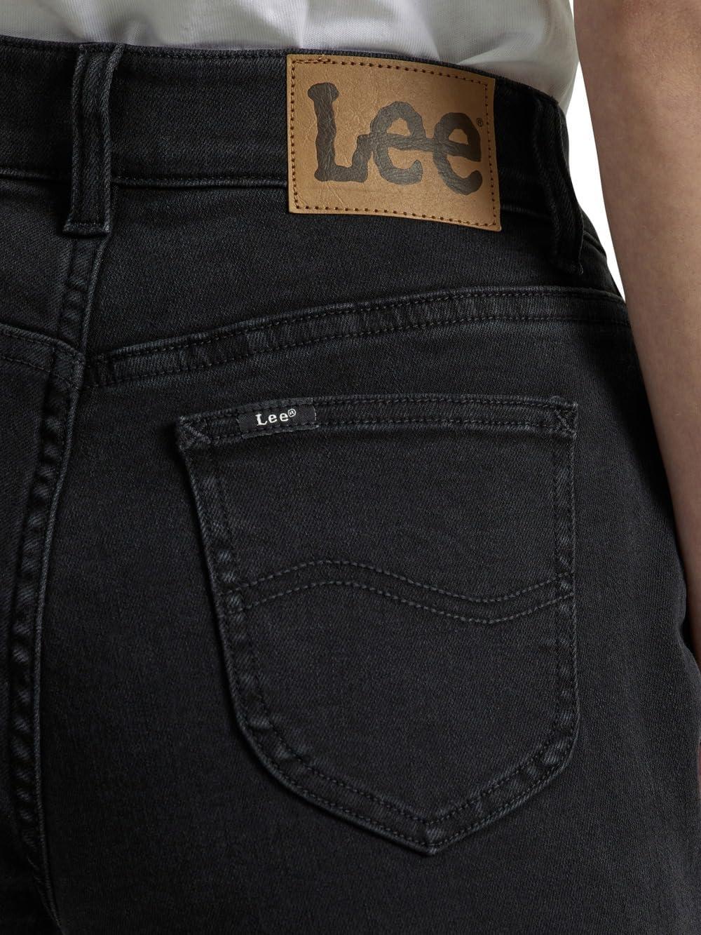 imageLee Womens Petite Ultra Lux Comfort with Flex Motion Straight Leg JeanMidnight Bloom