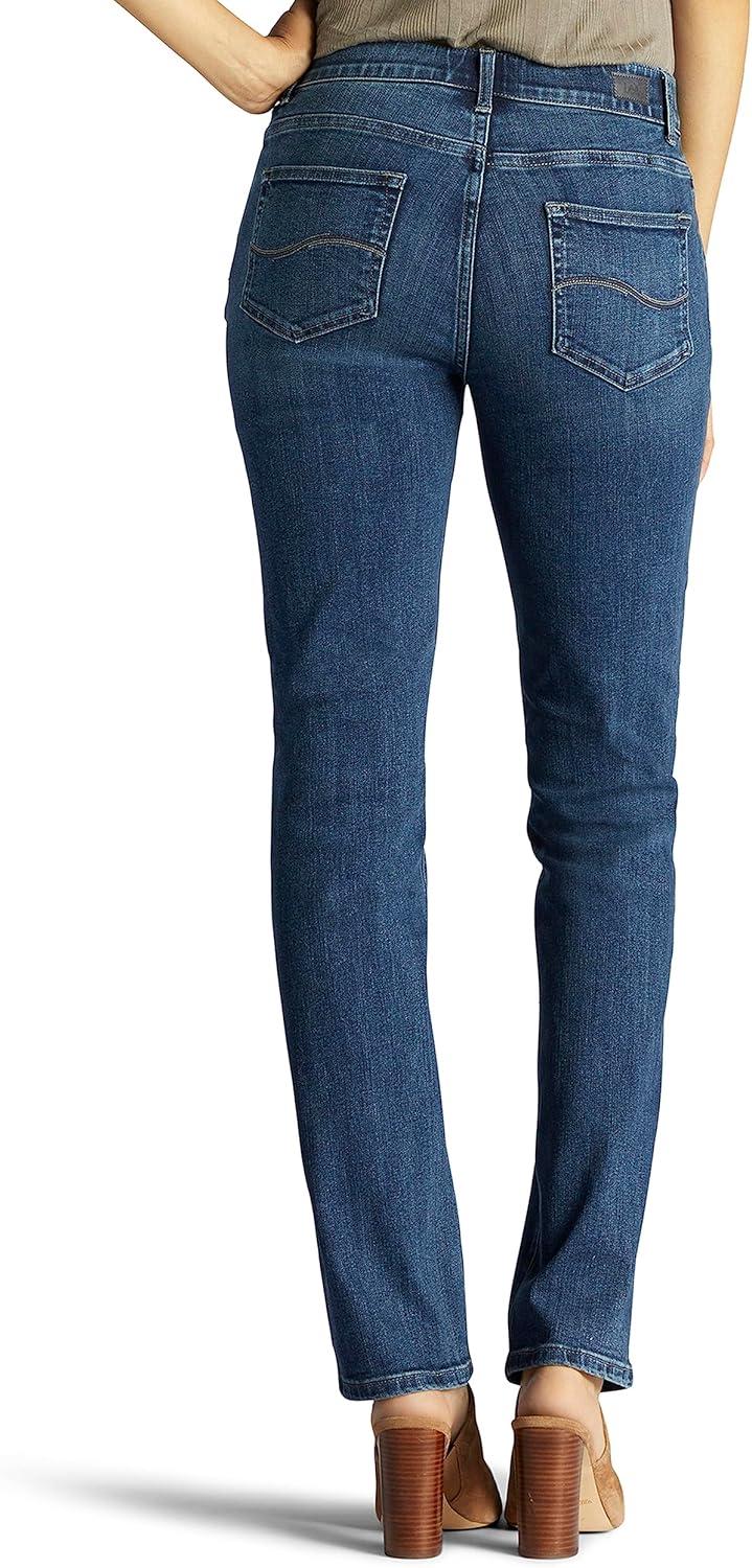 imageLee Womens Petite Ultra Lux Comfort with Flex Motion Straight Leg JeanRayne