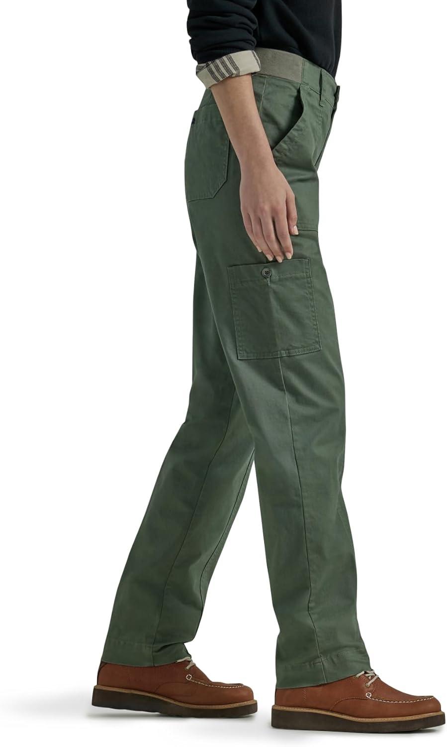 imageLee Womens Petite Ultra Lux Comfort with Flextogo Utility PantOlive Grove