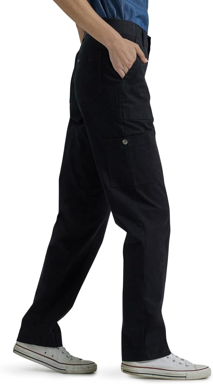 imageLee Womens Petite Ultra Lux Comfort with Flextogo Utility PantUnionall Black