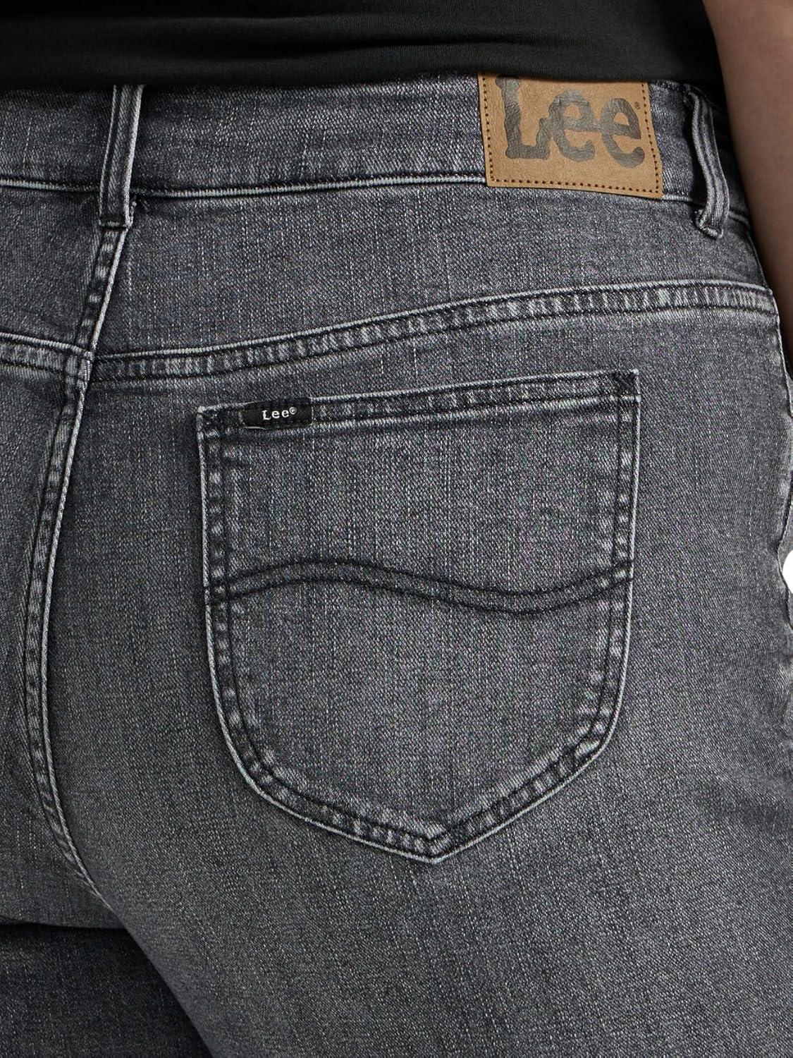 imageLee Womens Plus Size Legendary Mid Rise Flare JeanBlurred Darks