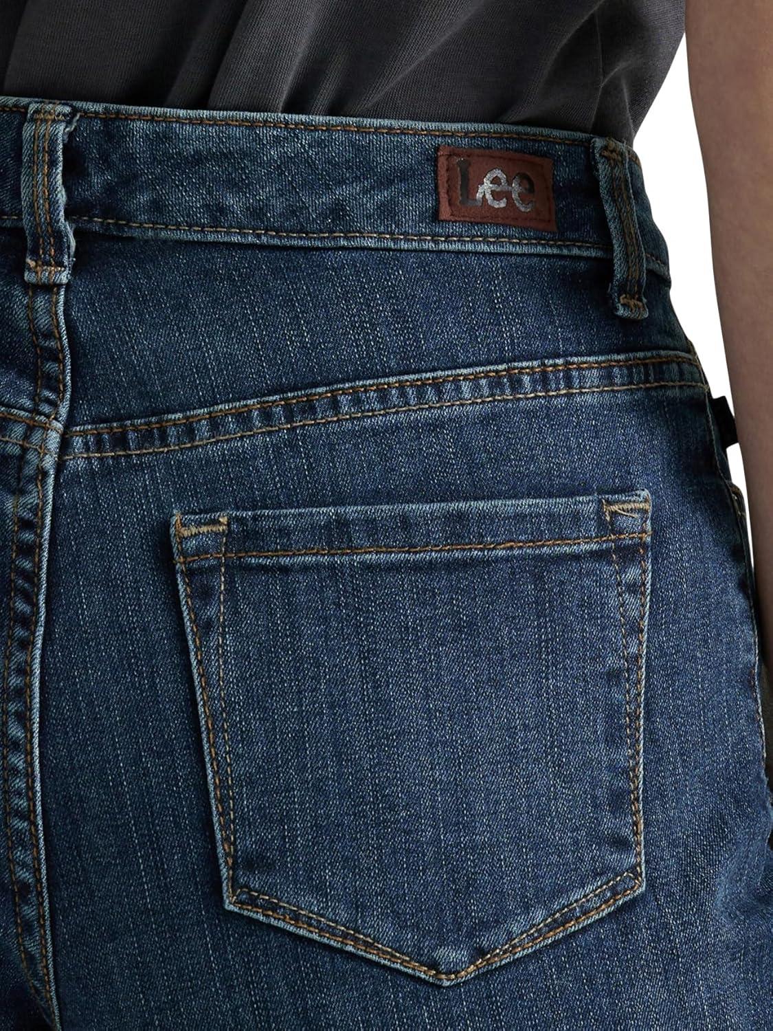 imageLee Womens Plus Size Legendary Mid Rise Straight Leg JeanEllis Blue