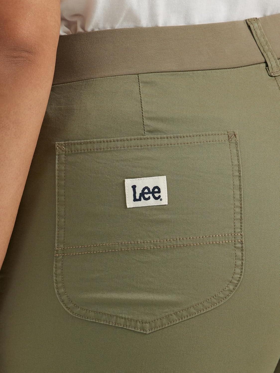 imageLee Womens Plus Size Ultra Lux Comfort with Flextogo Utility Bermuda ShortDeep Lichen Green