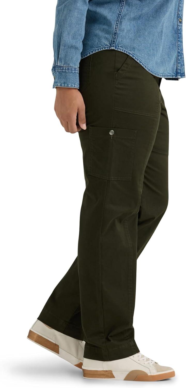 imageLee Womens Plus Size Ultra Lux Comfort with Flextogo Utility PantDark Olive Night