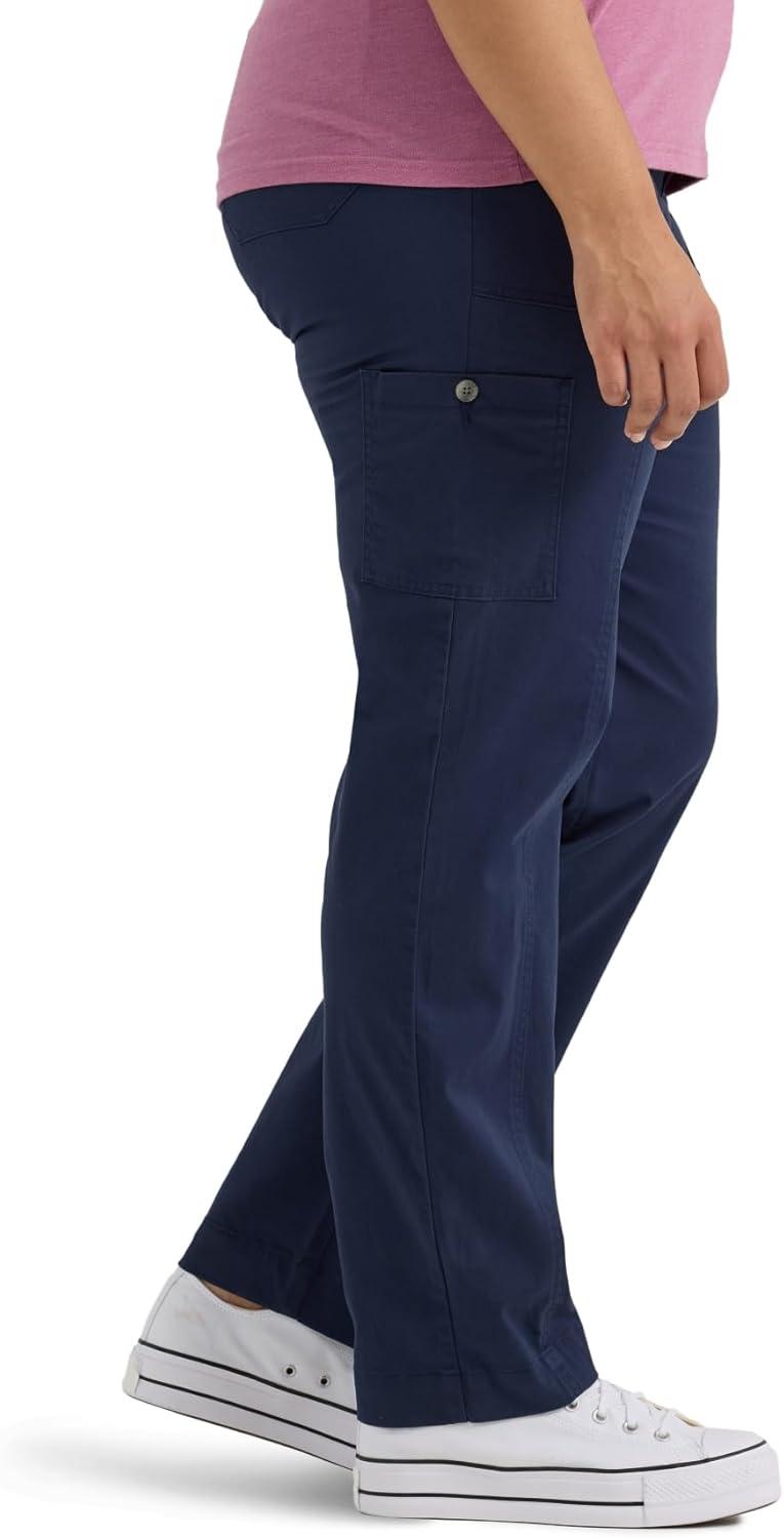 imageLee Womens Plus Size Ultra Lux Comfort with Flextogo Utility PantMood Indigo
