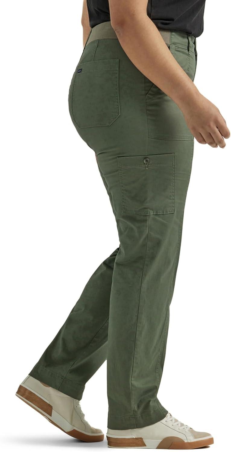 imageLee Womens Plus Size Ultra Lux Comfort with Flextogo Utility PantOlive Grove