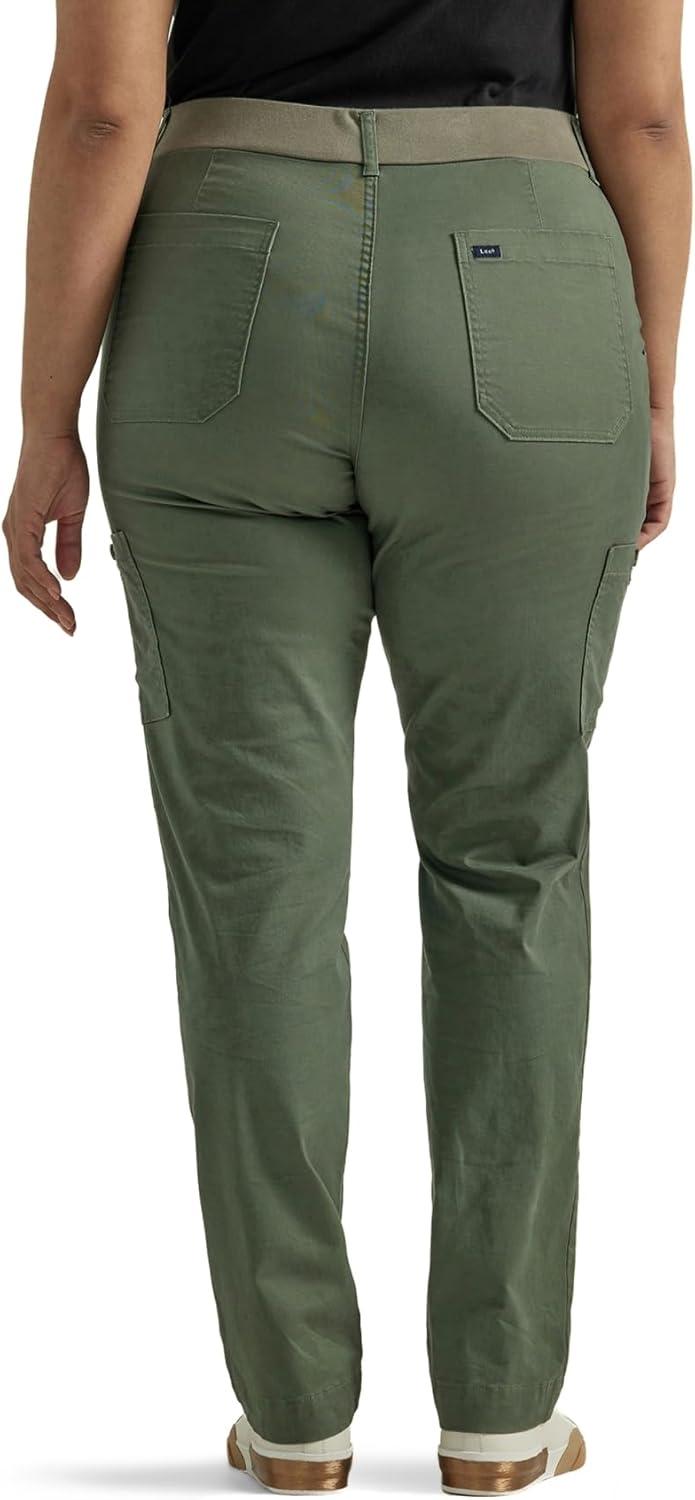 imageLee Womens Plus Size Ultra Lux Comfort with Flextogo Utility PantOlive Grove