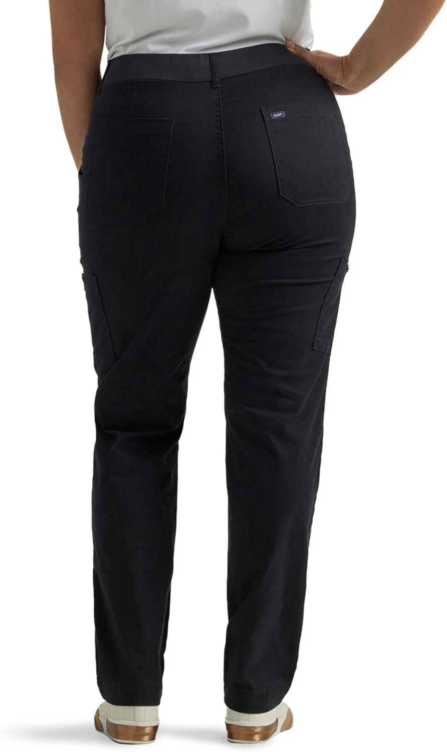 imageLee Womens Plus Size Ultra Lux Comfort with Flextogo Utility PantUnionall Black