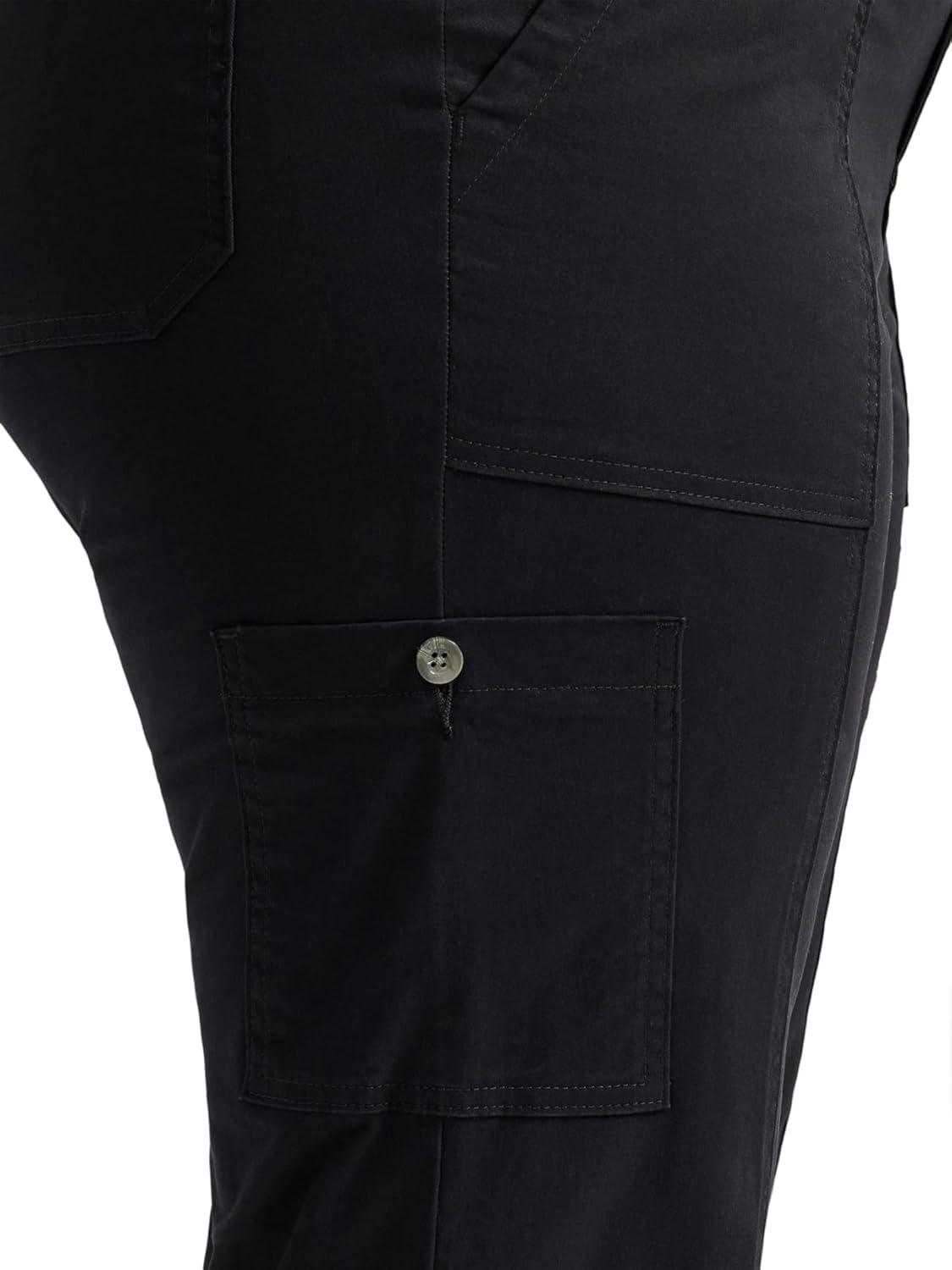 imageLee Womens Plus Size Ultra Lux Comfort with Flextogo Utility PantUnionall Black