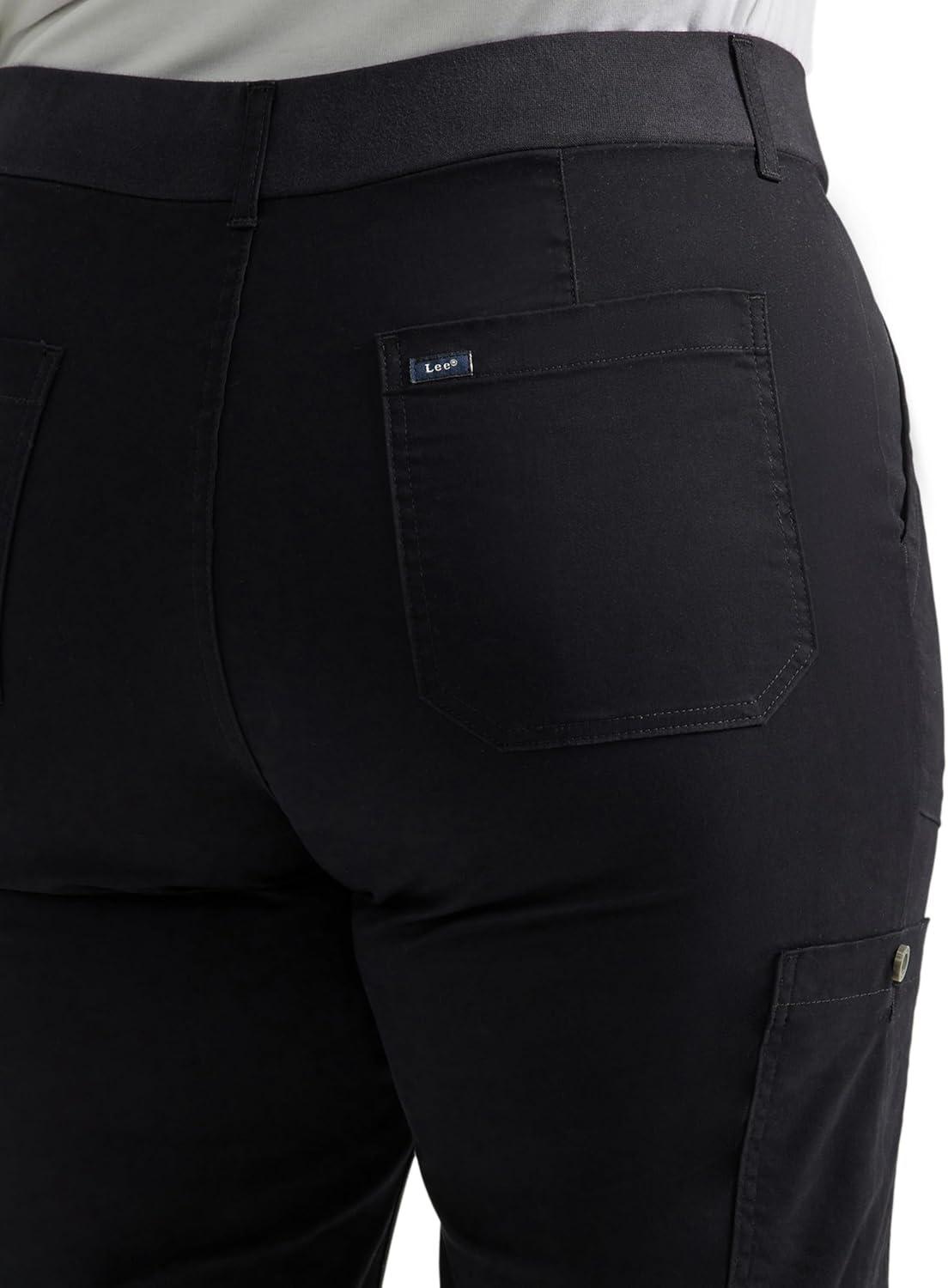 imageLee Womens Plus Size Ultra Lux Comfort with Flextogo Utility PantUnionall Black