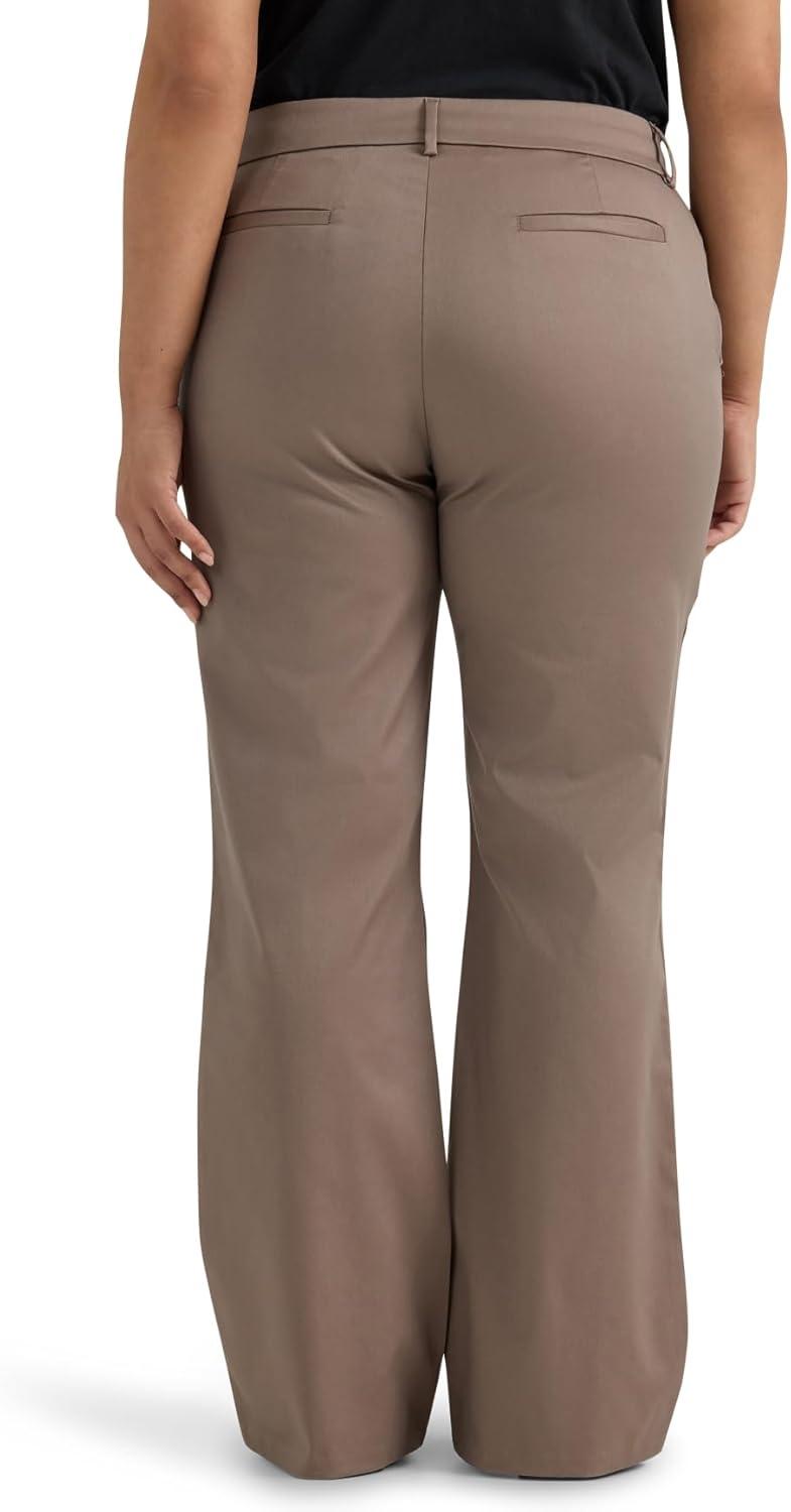 imageLee Womens Plus Size Wrinkle Free Mid Rise Bootcut PantCoventry
