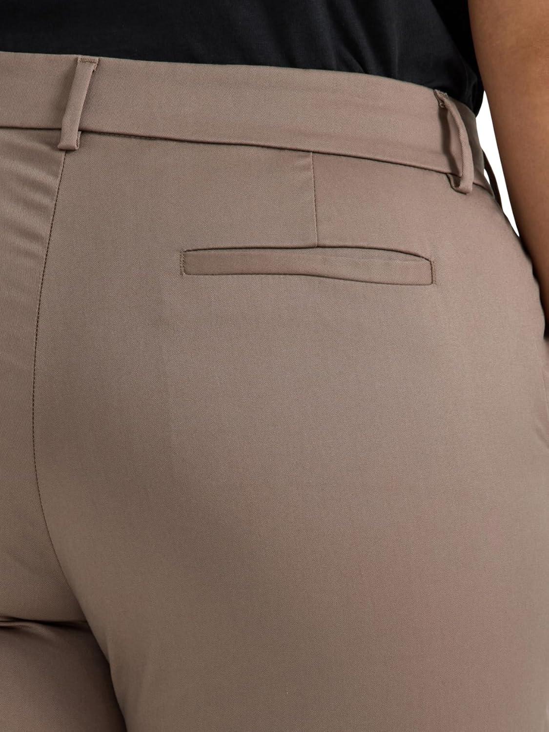 imageLee Womens Plus Size Wrinkle Free Mid Rise Bootcut PantCoventry