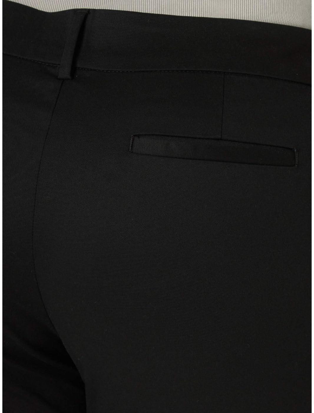 imageLee Womens Plus Size Wrinkle Free Relaxed Fit Straight Leg PantBlack