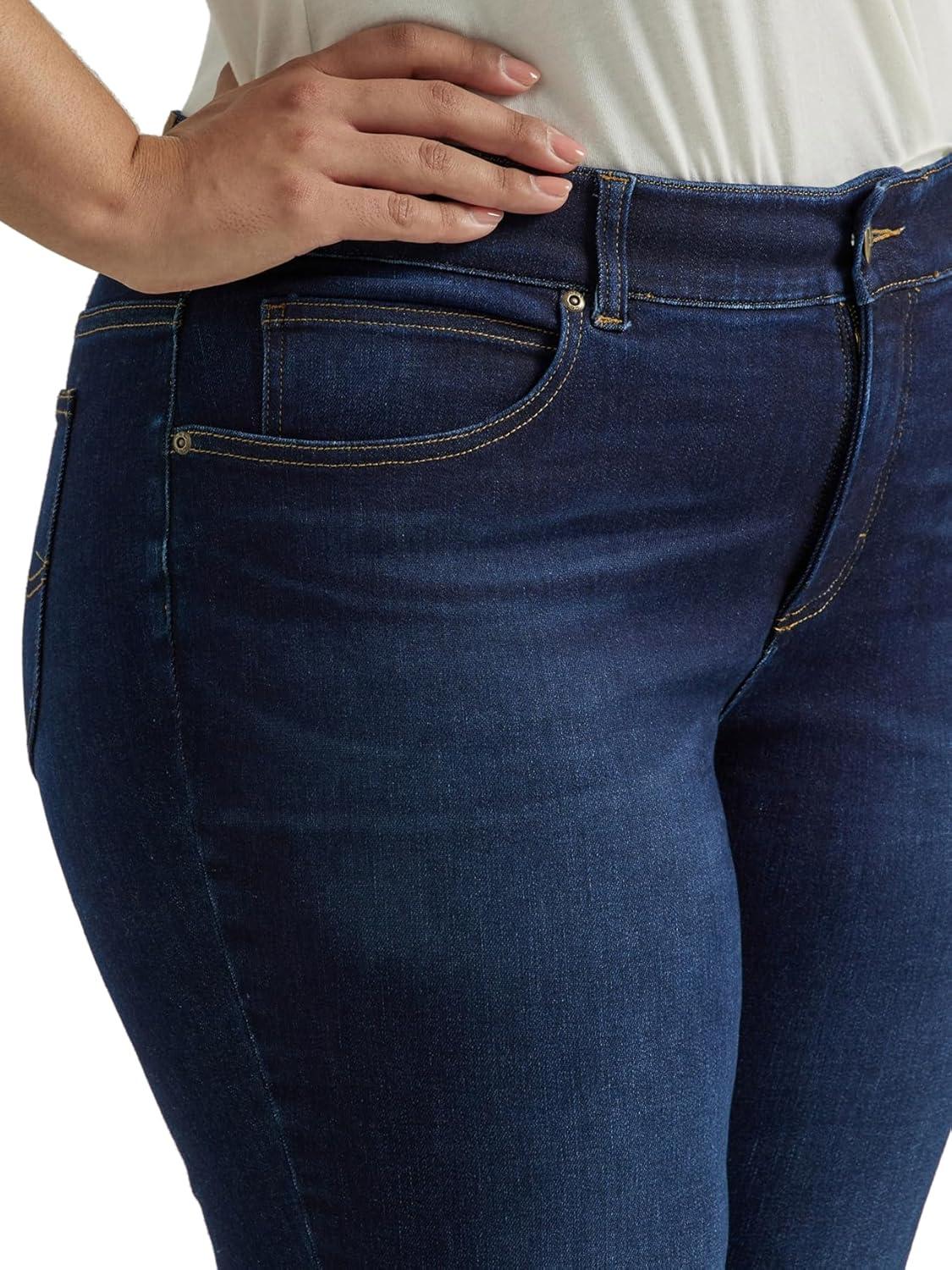 imageLee Womens PlusSize Flex Motion Regular Fit Bootcut JeanMain Thrill
