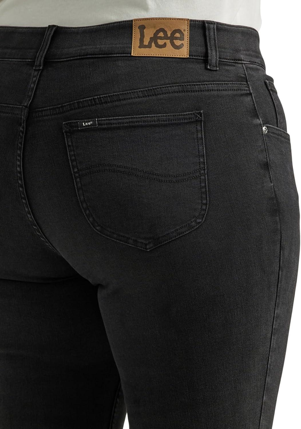 imageLee Womens PlusSize Flex Motion Regular Fit Bootcut JeanMidnight Bloom