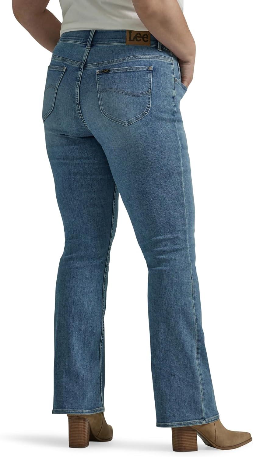 imageLee Womens PlusSize Flex Motion Regular Fit Bootcut JeanParadise Dream