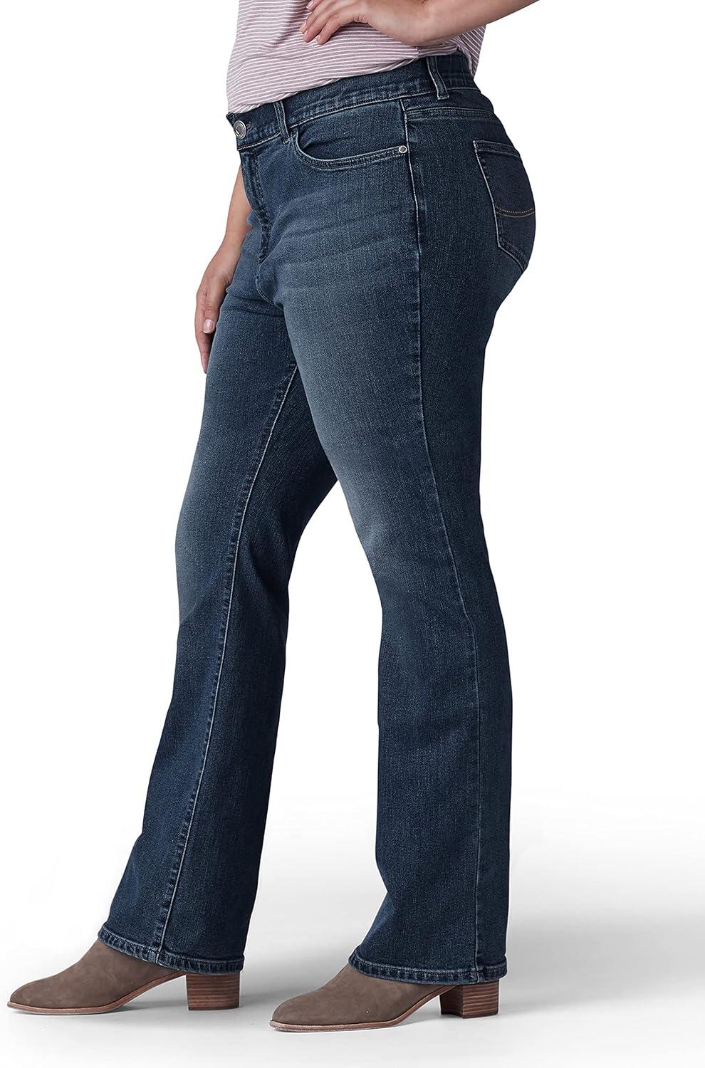 imageLee Womens PlusSize Flex Motion Regular Fit Bootcut JeanRenegade