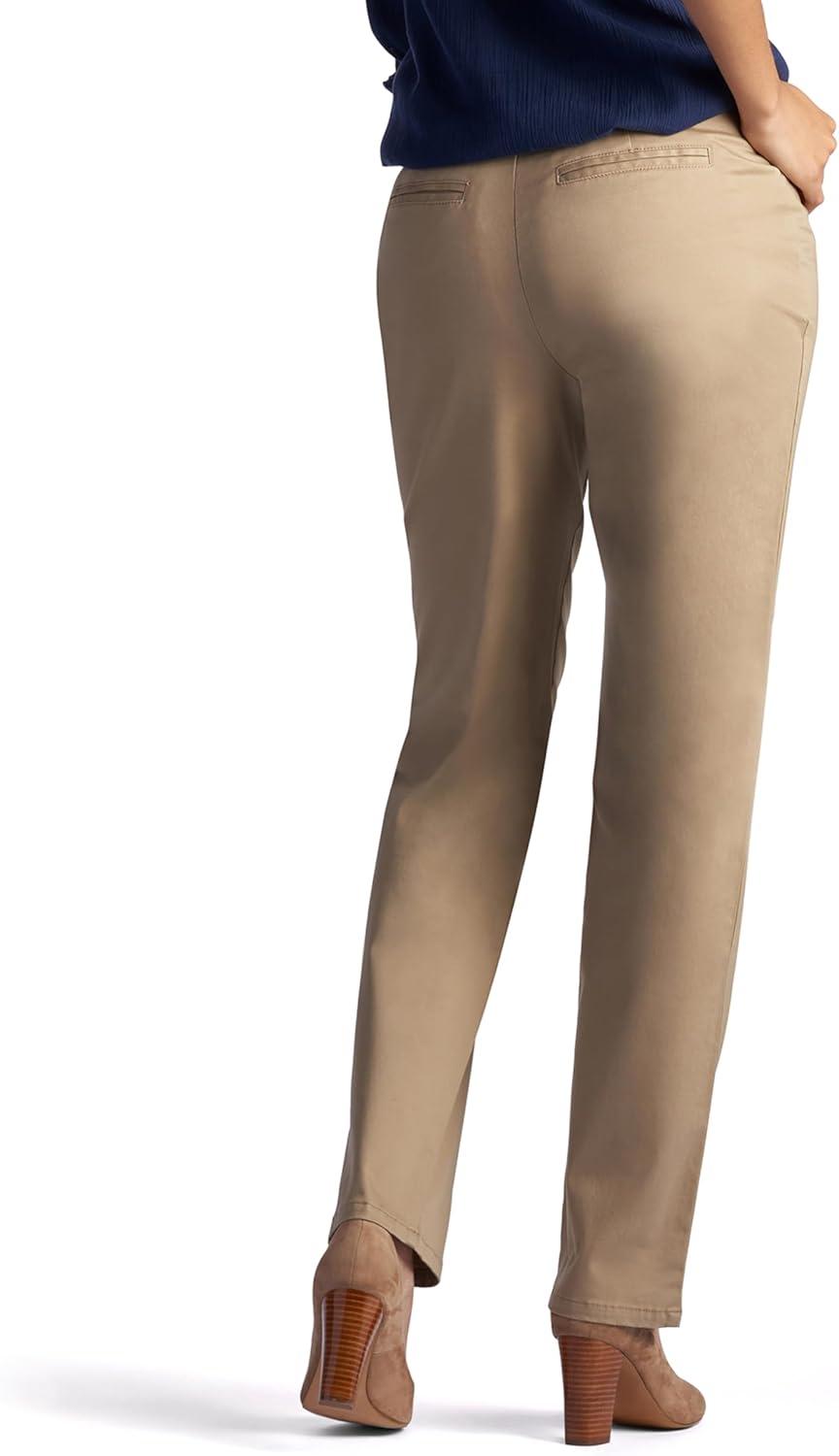 imageLee Womens Relaxed Fit All Day Straight Leg PantFlax