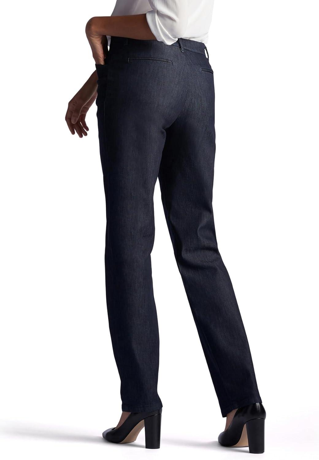 imageLee Womens Relaxed Fit All Day Straight Leg PantIndigo Rinse