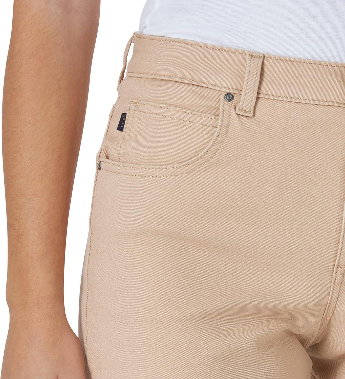 imageLee Womens Relaxed Fit Capri JeanCaf