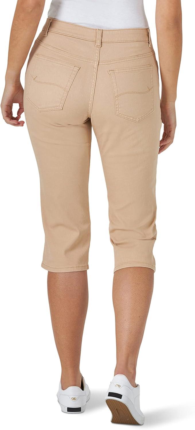 imageLee Womens Relaxed Fit Capri JeanCaf