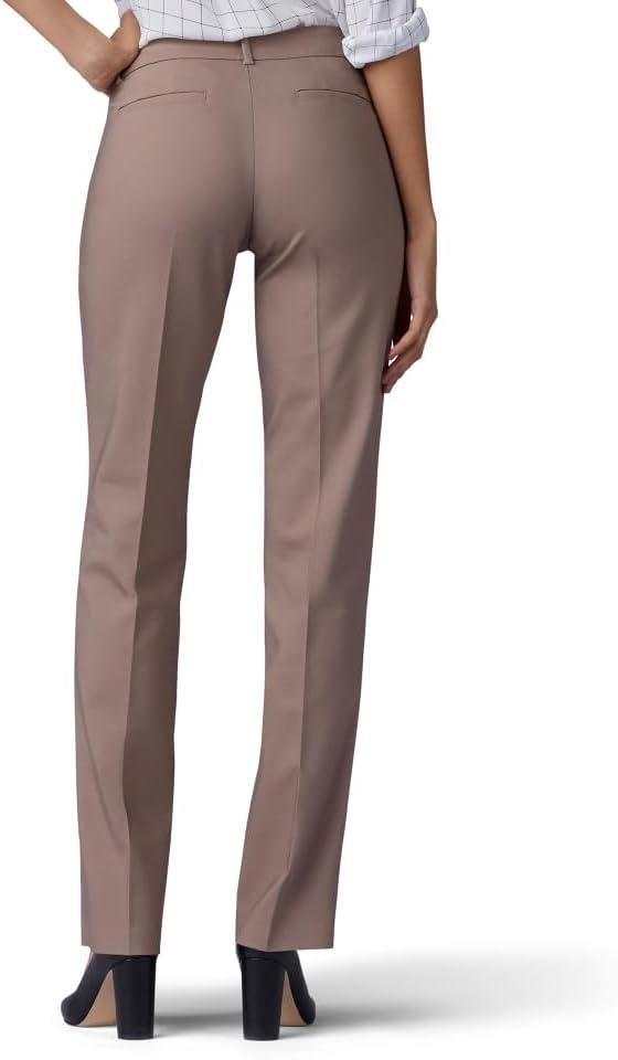 imageLee Womens Secretly Shapes Regular Fit Straight Leg PantLight Fawn