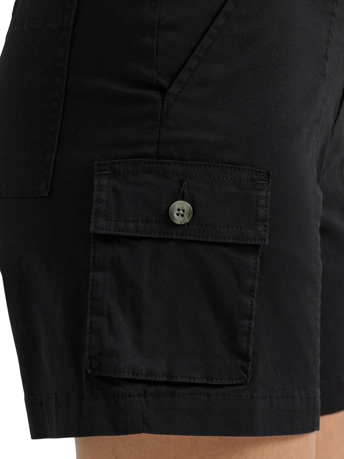 imageLee Womens Ultra Lux Comfort with FlexToGo Cargo ShortUnionall Black