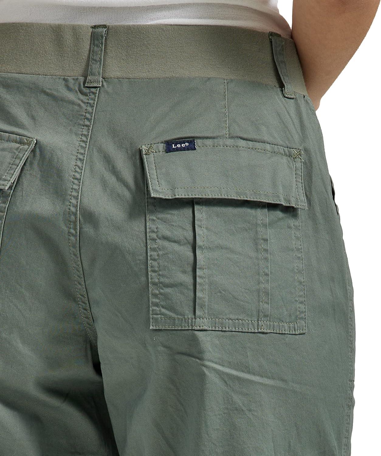 imageLee Womens Ultra Lux Comfort with Flextogo Cargo Capri PantFort Green