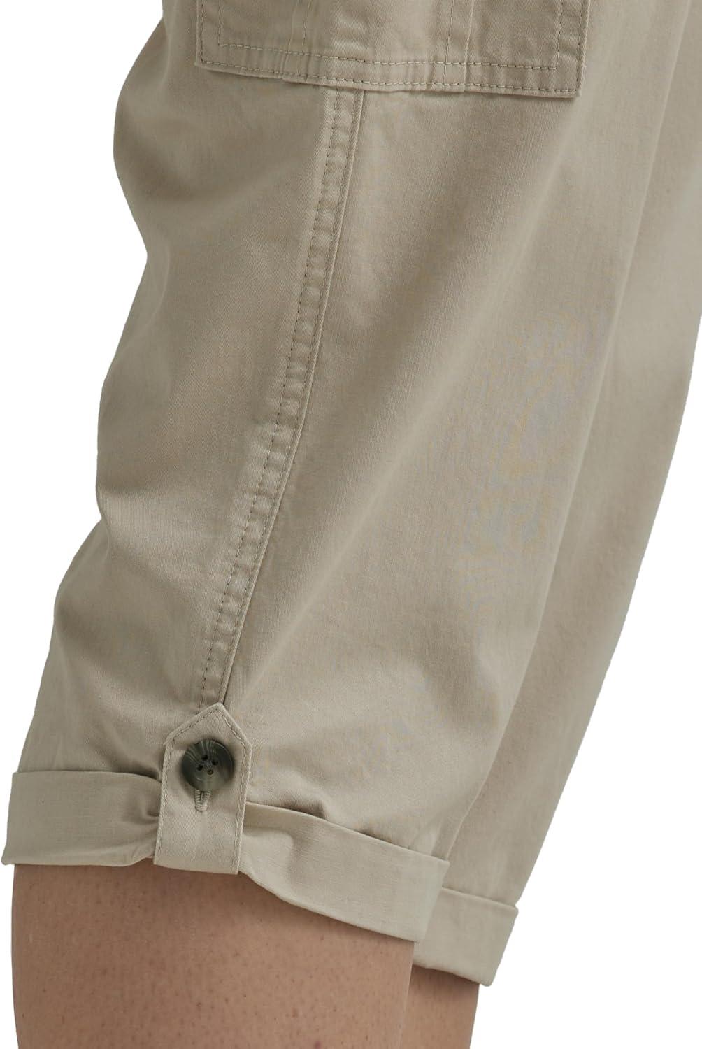 imageLee Womens Ultra Lux Comfort with Flextogo Cargo Capri PantPioneer Beige