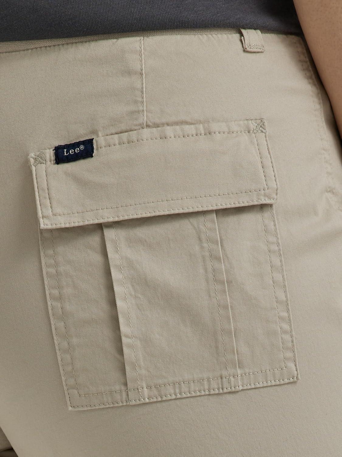 imageLee Womens Ultra Lux Comfort with Flextogo Cargo Capri PantPioneer Beige