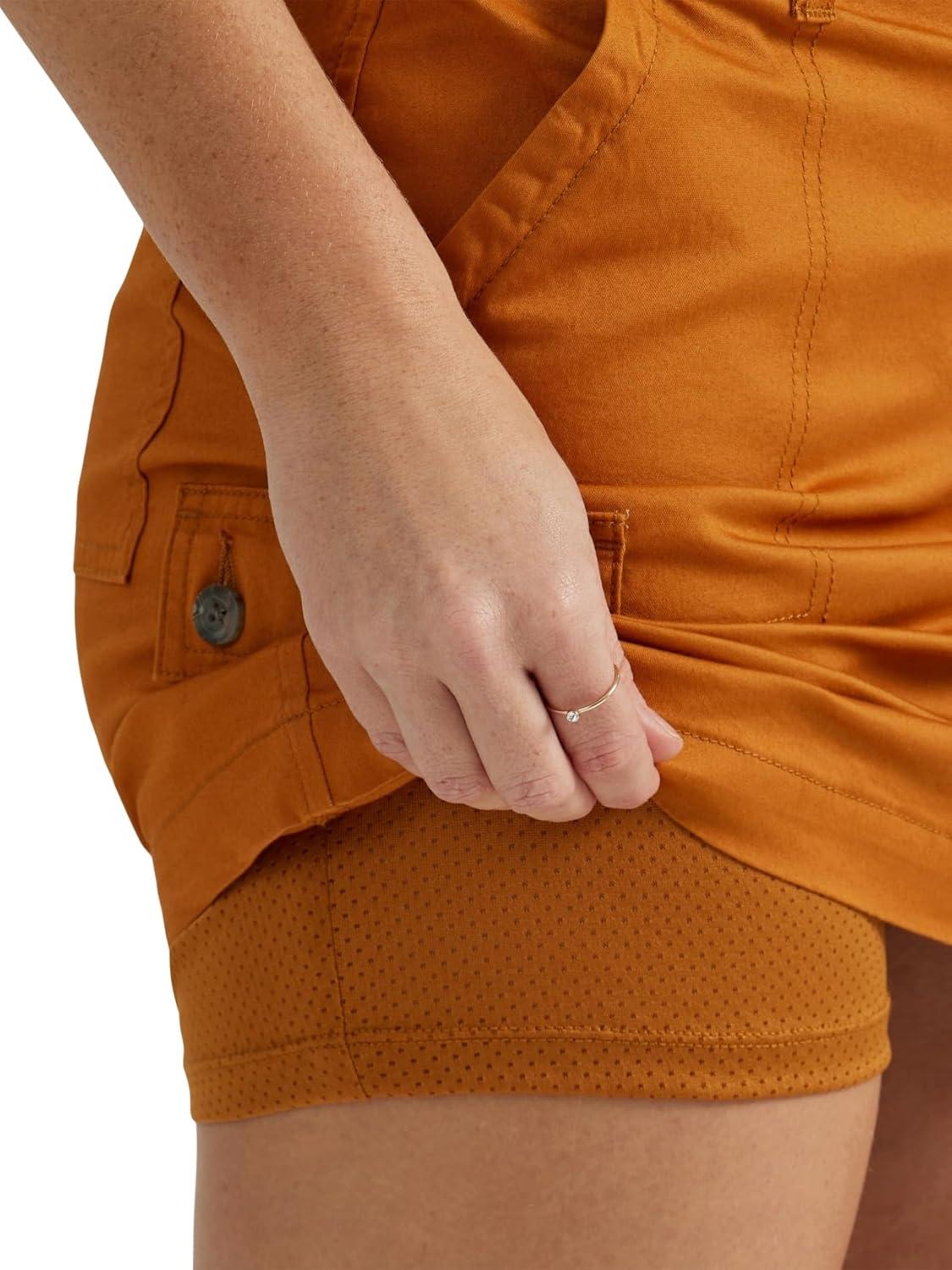 imageLee Womens Ultra Lux Comfort with Flextogo Cargo SkortCaramel