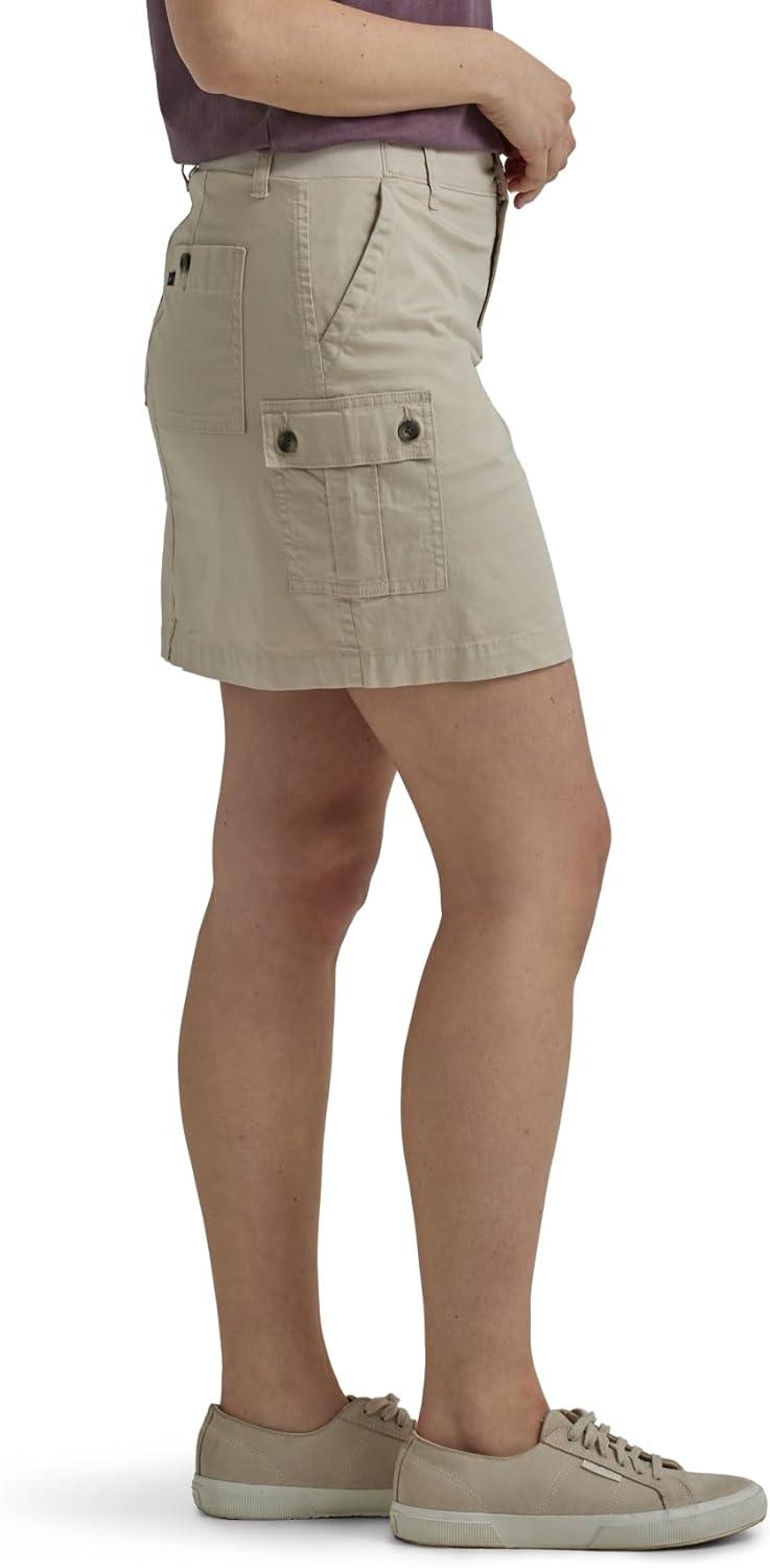imageLee Womens Ultra Lux Comfort with Flextogo Cargo SkortPioneer Beige