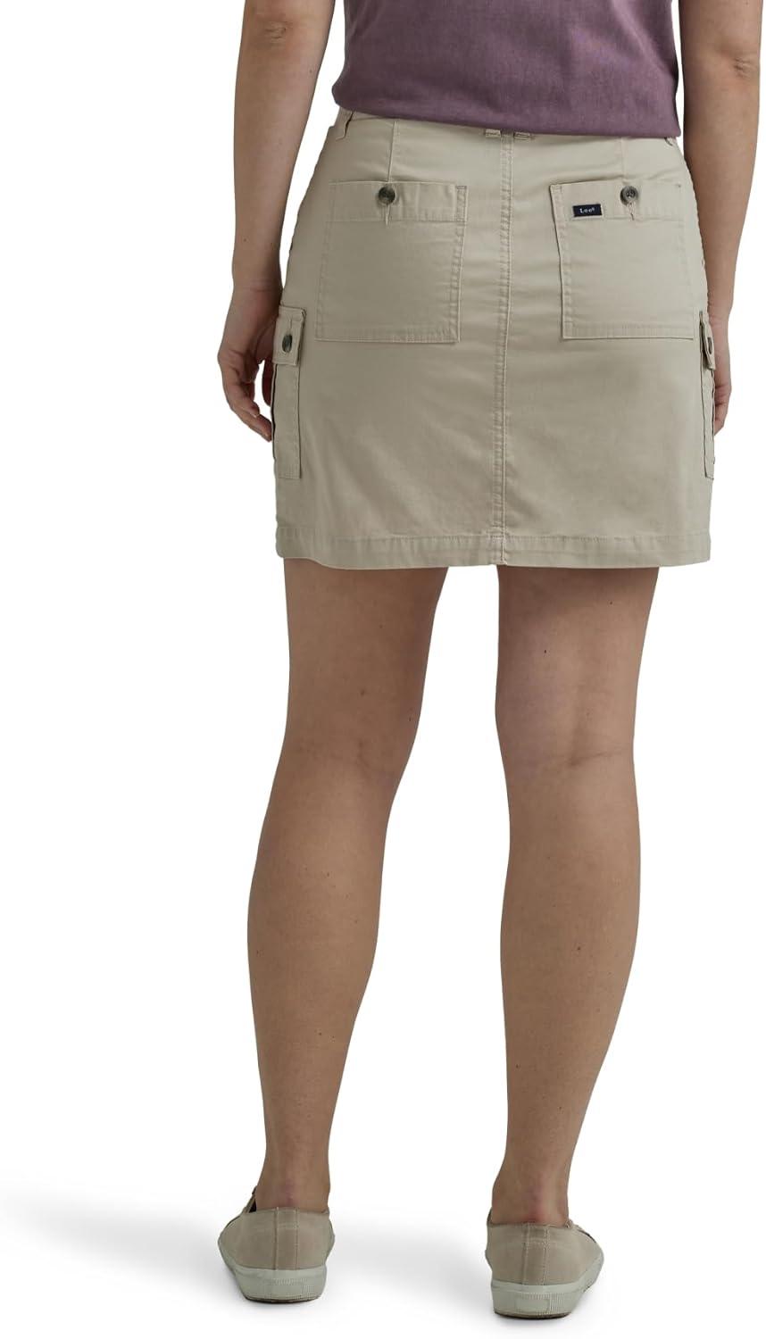 imageLee Womens Ultra Lux Comfort with Flextogo Cargo SkortPioneer Beige