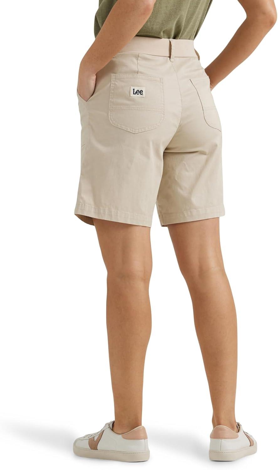 imageLee Womens Ultra Lux Comfort with Flextogo Utility Bermuda ShortGreige