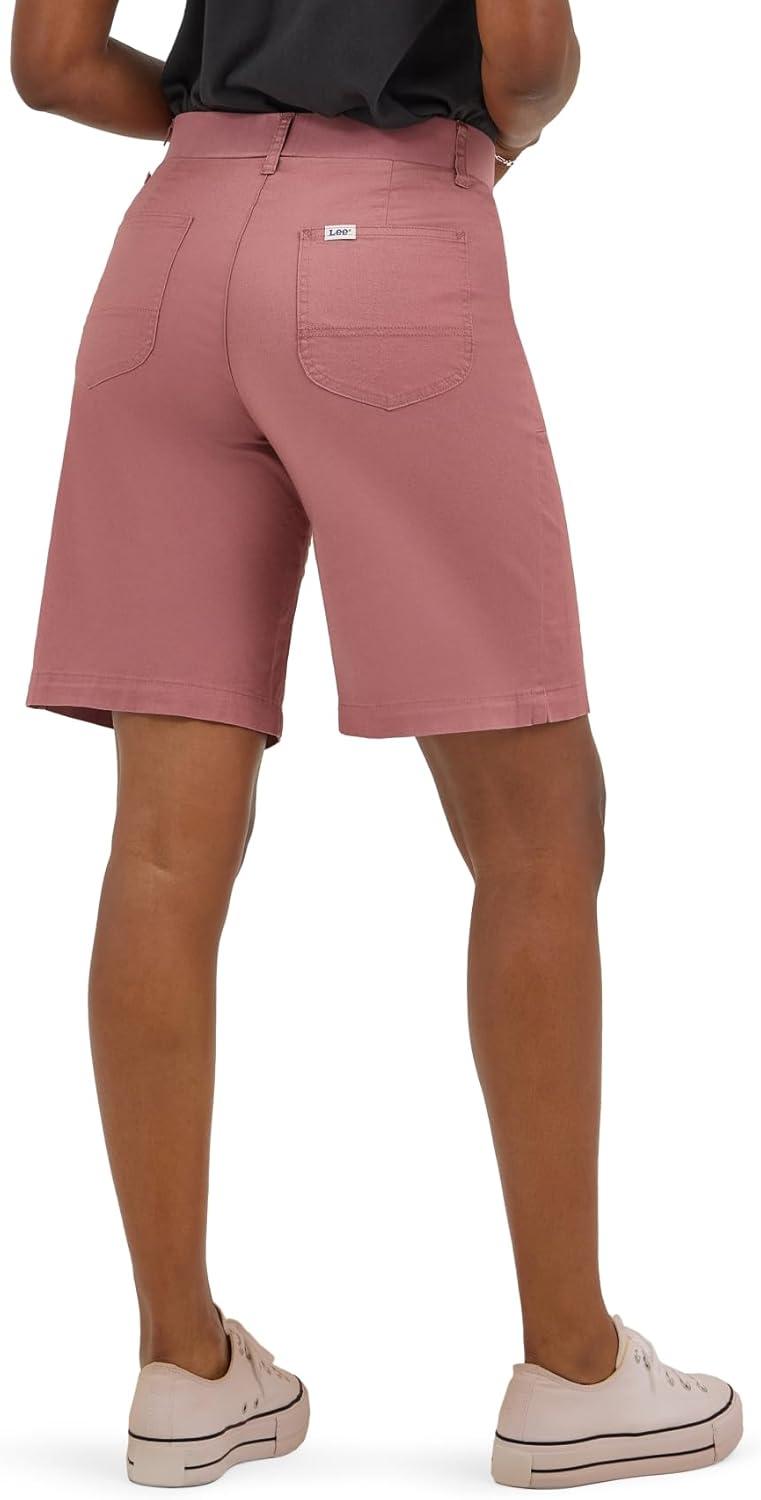 imageLee Womens Ultra Lux Comfort with Flextogo Utility Bermuda ShortHenna